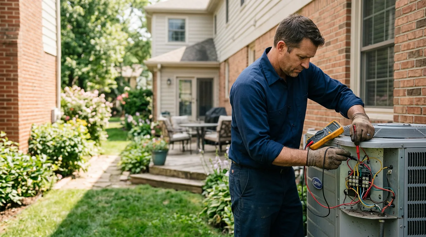 HVAC technician working near Ball Ground, GA